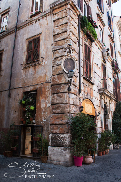 Quaint Street in Rome, Italy